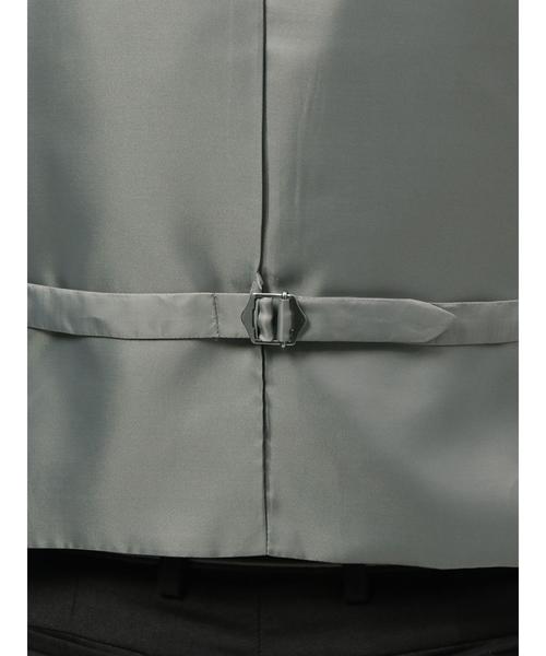 THE SUIT COMPANY(ザ・スーツカンパニー)の「<FORMAL>ヘリンボーン×ハウンドトゥース リバーシブルジレ(ベスト・メンズ・ライトグレー・LL/M/L/SS/S)」の11枚目の写真