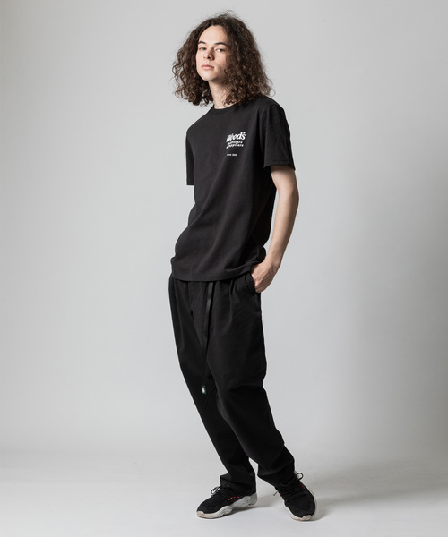 THE MORNING AFTER（ザ モーニング アフター）の「[ WOODS / ウッズ } ピスネームプリントT（Tシャツ/カットソー・メンズ・ホワイト/ブラック/ネイビー・LARGE/MEDIUM/X-LARGE）」の7枚目の写真