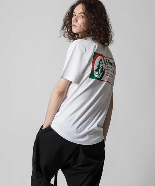 THE MORNING AFTER（ザ モーニング アフター）の「[ WOODS / ウッズ } ピスネームプリントT（Tシャツ/カットソー・メンズ・ホワイト/ブラック/ネイビー・LARGE/MEDIUM/X-LARGE）」の9枚目の写真