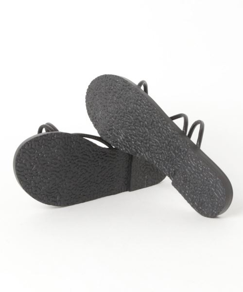 Aunt Marie's（アントマリーズ）の「AUNT MARIE'S 細ストラップフラットサンダル（サンダル・レディース・ホワイト/ブラック/グリーン・LARGE/MEDIUM）」の5枚目の写真