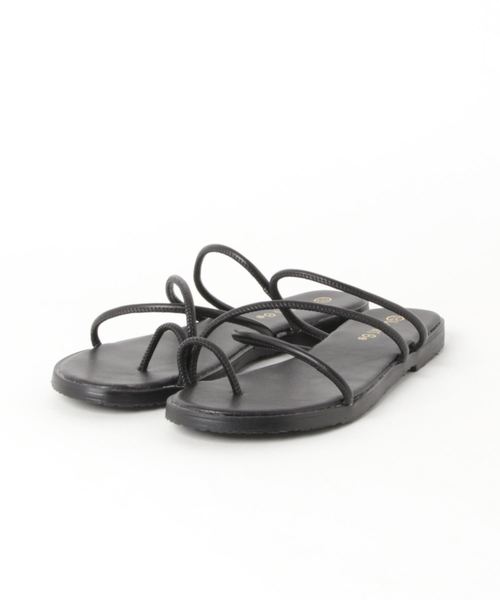 Aunt Marie's（アントマリーズ）の「AUNT MARIE'S 細ストラップフラットサンダル（サンダル・レディース・ホワイト/ブラック/グリーン・LARGE/MEDIUM）」の16枚目の写真