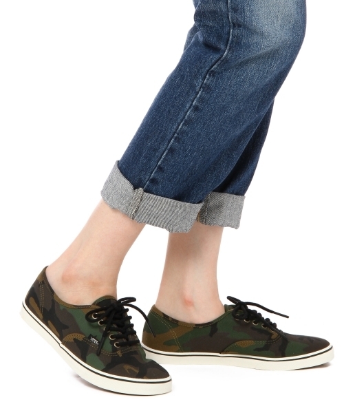 Jewel Changes(ジュエルチェンジズ)の「VANS CAM AUTHNTIC LOPRO / バンズ / ヴァンズ / オーセンティック / カモフラ / 迷彩(スニーカー・レディース・オリーブ・5/6h/4h/5h/6)」の6枚目の写真