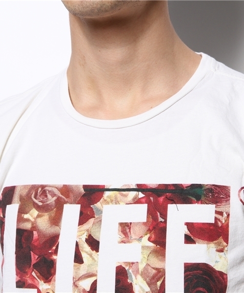 ROSE BUD COUPLES （ローズ バッド カップルズ）の「(ALTRU)ALT3285 LIFE ROSES T-SHIRT（Tシャツ/カットソー・メンズ・ホワイト系その他・SMALL）」の5枚目の写真