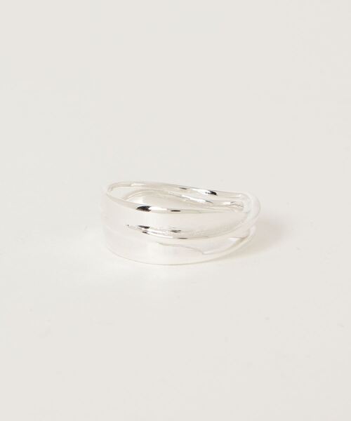 YArKA（ヤーカ）の「【YArKA/ヤーカ】silver925 asymmetry wave ring[ueb] /アシンメトリーリング シルバー925（リング・メンズ・シルバー/ゴールド・#15/#13/#11/#9/#19/#17/#7/#21）」の3枚目の写真