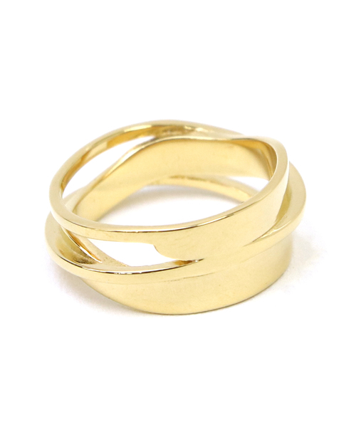 YArKA（ヤーカ）の「【YArKA/ヤーカ】silver925 asymmetry wave ring[ueb] /アシンメトリーリング シルバー925（リング・メンズ・シルバー/ゴールド・#15/#13/#11/#9/#19/#17/#7/#21）」の7枚目の写真