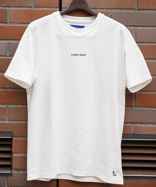 London Denim（ロンドンデニム）の「▼WEB限定【London Denimオリジナル】空紡糸天竺 ／ オリジナルロゴ プリント　クルーネック Ｔシャツ（半袖）（Tシャツ/カットソー・メンズ・ホワイト/ブラック/グレー・M/L/XL）」の13枚目の写真