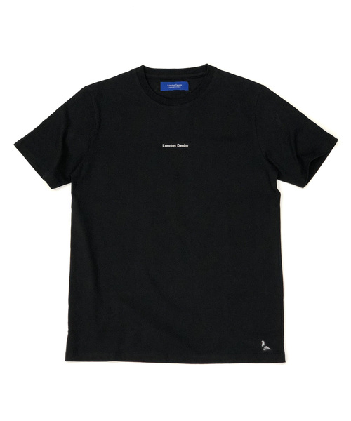 London Denim（ロンドンデニム）の「▼WEB限定【London Denimオリジナル】空紡糸天竺 ／ オリジナルロゴ プリント　クルーネック Ｔシャツ（半袖）（Tシャツ/カットソー・メンズ・ホワイト/ブラック/グレー・M/L/XL）」の14枚目の写真