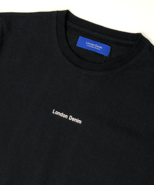 London Denim（ロンドンデニム）の「▼WEB限定【London Denimオリジナル】空紡糸天竺 ／ オリジナルロゴ プリント　クルーネック Ｔシャツ（半袖）（Tシャツ/カットソー・メンズ・ホワイト/ブラック/グレー・M/L/XL）」の16枚目の写真