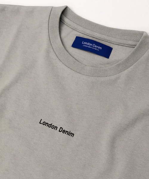 London Denim（ロンドンデニム）の「▼WEB限定【London Denimオリジナル】空紡糸天竺 ／ オリジナルロゴ プリント　クルーネック Ｔシャツ（半袖）（Tシャツ/カットソー・メンズ・ホワイト/ブラック/グレー・M/L/XL）」の19枚目の写真