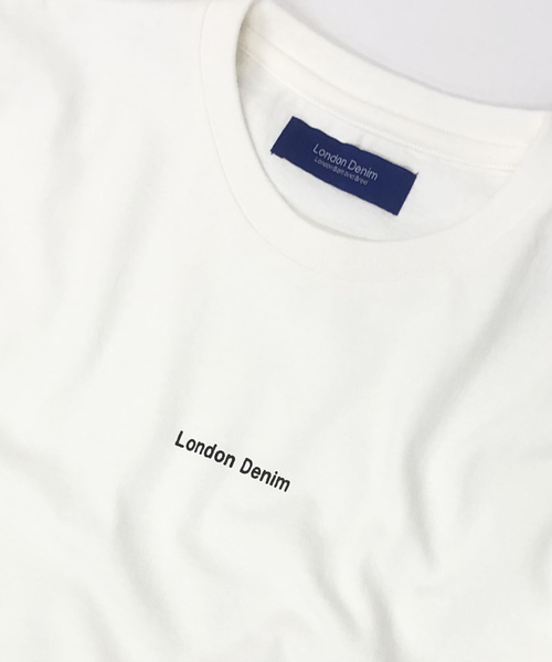 London Denim（ロンドンデニム）の「▼WEB限定【London Denimオリジナル】空紡糸天竺 ／ オリジナルロゴ プリント　クルーネック Ｔシャツ（半袖）（Tシャツ/カットソー・メンズ・ホワイト/ブラック/グレー・M/L/XL）」の20枚目の写真