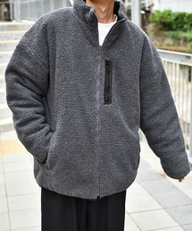 kutir | 【youtuberげんじさん紹介商品】リバーシブルボアジャケット(ブルゾン)