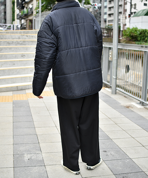 kutir（クティール）の「リバーシブルボアジャケット（ブルゾン・メンズ・チャコールグレー/ブラック/ベージュ・SMALL/MEDIUM/LARGE/X-LARGE）」の18枚目の写真