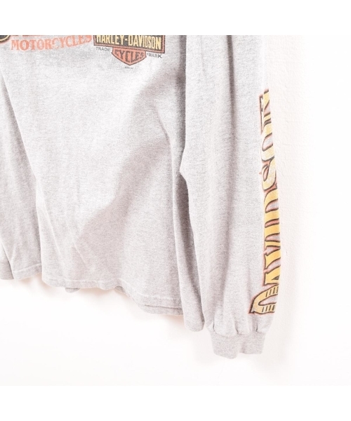 ブランド古着】袖プリント ロングTシャツ ロンT（Tシャツ/カットソー