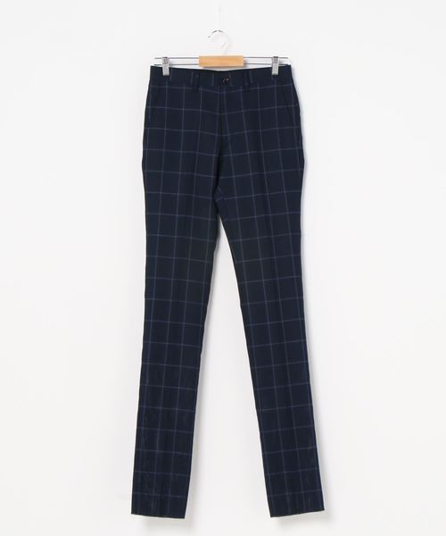 【MITT-KK】D'or Homme セットアップ　ネイビー　チェック ボールド フォックスヘッド パッチ オーバーサイズ フーディ