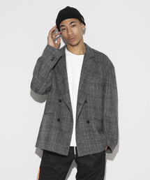 LEGENDA�i���W�F���_�j�́uGlen check Double Tailored Jacket�i�e�[���[�h�W���P�b�g�j�v