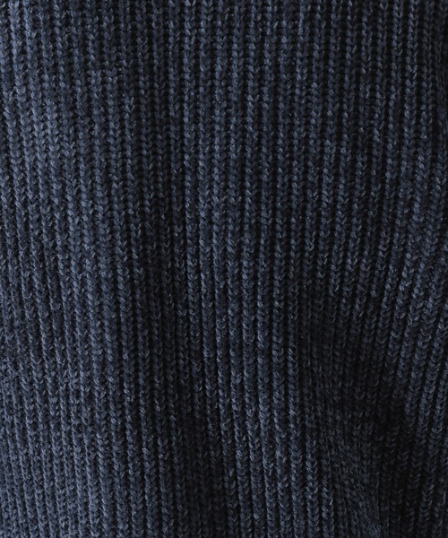 BAYFLOW(ベイフロー)の「モールフハクポケットプルオーバー(ニット/セーター・メンズ・ネイビー/カーキ/オフホワイト・LARGE/MEDIUM/SMALL)」の18枚目の写真