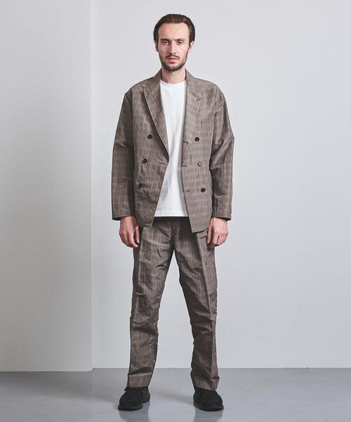 District（ディストリクト）の「＜District（ディストリクト）＞ リネンナイロン 6B ダブルブレスト ジャケット（テーラードジャケット・メンズ・グレー・S/M/L）」の7枚目の写真