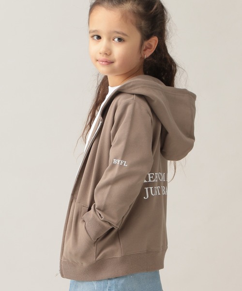 BAYFLOW（ベイフロー）の「[KIDS]ウラケジップパーカ（パーカー・キッズ・パープル/ブラウン・MEDIUM/XX-LARGE/LARGE/X-LARGE）」の2枚目の写真