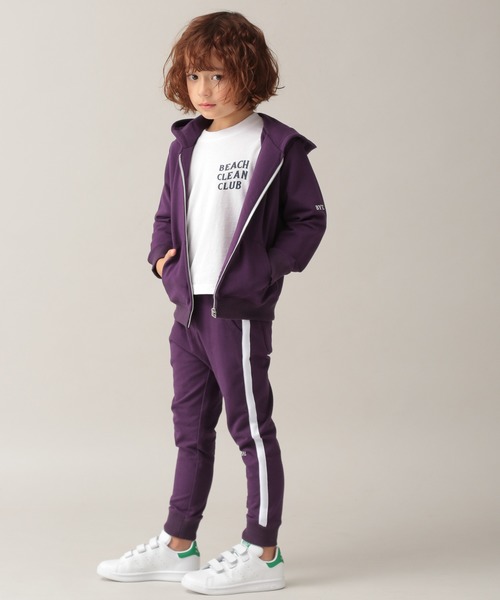 BAYFLOW（ベイフロー）の「[KIDS]ウラケジップパーカ（パーカー・キッズ・パープル/ブラウン・MEDIUM/XX-LARGE/LARGE/X-LARGE）」の9枚目の写真