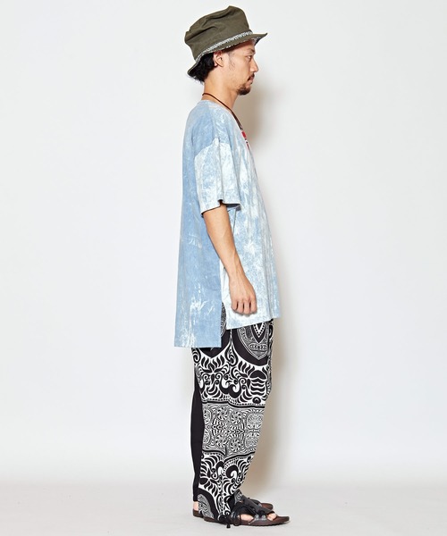 チャイハネ（チャイハネ）の「【チャイハネ】yul アシッドウォッシュメンズTシャツ（Tシャツ/カットソー・メンズ・ブラック/グレー/オレンジ/ブルー/マスタード/ダークブルー/ワイン・FREE）」の12枚目の写真