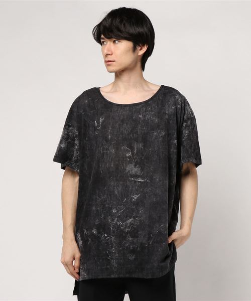 チャイハネ（チャイハネ）の「【チャイハネ】yul アシッドウォッシュメンズTシャツ（Tシャツ/カットソー・メンズ・ブラック/グレー/オレンジ/ブルー/マスタード/ダークブルー/ワイン・FREE）」の15枚目の写真