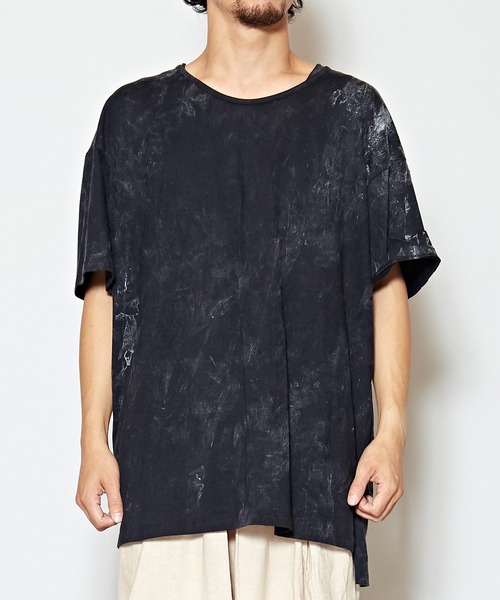 チャイハネ（チャイハネ）の「【チャイハネ】yul アシッドウォッシュメンズTシャツ（Tシャツ/カットソー・メンズ・ブラック/グレー/オレンジ/ブルー/マスタード/ダークブルー/ワイン・FREE）」の19枚目の写真