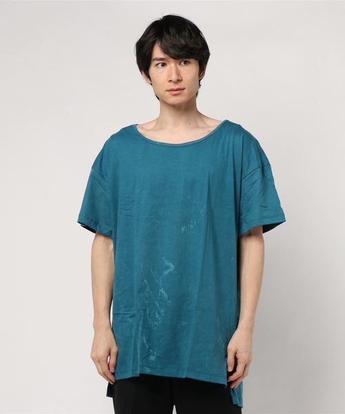 チャイハネ（チャイハネ）の「【チャイハネ】yul アシッドウォッシュメンズTシャツ（Tシャツ/カットソー・メンズ・ブラック/グレー/オレンジ/ブルー/マスタード/ダークブルー/ワイン・FREE）」の21枚目の写真