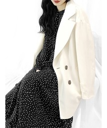 LVEU.�i���u��.�j�́uOver sized double jacket / �I�[�o�[�T�C�Y�_�u���W���P�b�g�i�e�[���[�h�W���P�b�g�j�v