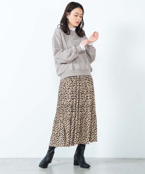 WEGO（ウィゴー）の「WEGO/ダブルフリルスウェット（スウェット・レディース・サックスブルー/ピンク/ライトベージュ/ホワイト・FREE）」の6枚目の写真