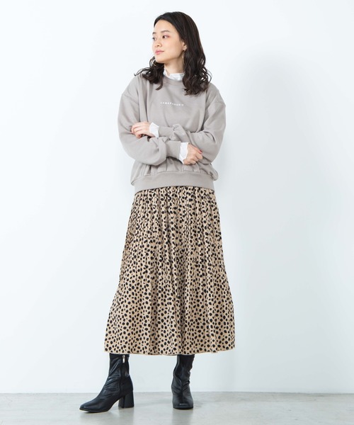 WEGO（ウィゴー）の「WEGO/ダブルフリルスウェット（スウェット・レディース・サックスブルー/ピンク/ライトベージュ/ホワイト・FREE）」の7枚目の写真