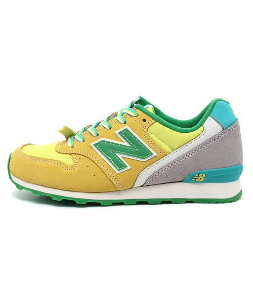 NEW BALANCE(ニューバランス)の「ウィメンズ ニューバランス new balance WR996 DBA DBU DSK(スニーカー・レディース・ピンク/ブルー/イエロー・24cm/22cm/23cm)」の4枚目の写真