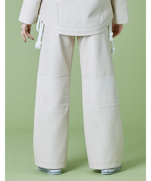 Little sunny bite（リトルサニーバイト）の「Synthetic leather pants（その他パンツ・レディース・ホワイト/グリーン/パープル/ブラック・SMALL/MEDIUM）」の10枚目の写真