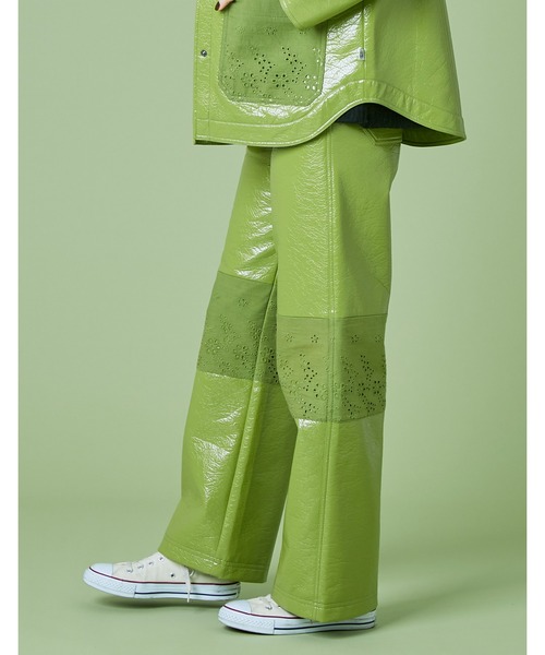Little sunny bite（リトルサニーバイト）の「Synthetic leather pants（その他パンツ・レディース・ホワイト/グリーン/パープル/ブラック・SMALL/MEDIUM）」の13枚目の写真