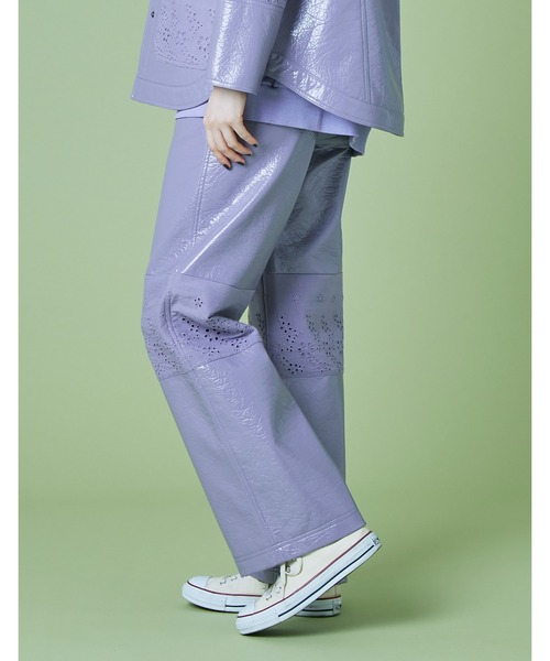 Little sunny bite（リトルサニーバイト）の「Synthetic leather pants（その他パンツ・レディース・ホワイト/グリーン/パープル/ブラック・SMALL/MEDIUM）」の15枚目の写真