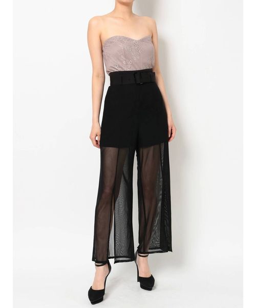 RESEXXY（リゼクシー）の「シアーワイドパンツ（その他パンツ・レディース・ブラック/モカ/オレンジ・FREE）」の10枚目の写真