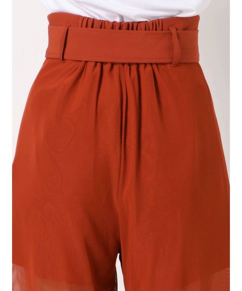 RESEXXY（リゼクシー）の「シアーワイドパンツ（その他パンツ・レディース・ブラック/モカ/オレンジ・FREE）」の18枚目の写真