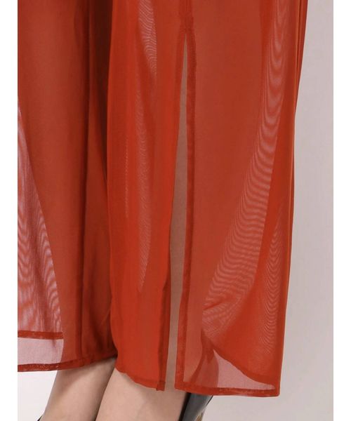 RESEXXY（リゼクシー）の「シアーワイドパンツ（その他パンツ・レディース・ブラック/モカ/オレンジ・FREE）」の17枚目の写真