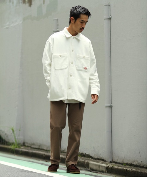COWDEN(カウデン)の「【COWDEN / カウデン】FLEECE SWEAT CPO / フリーススウェット(ブルゾン・メンズ・キナリ/オレンジ/ブラック/ベージュ/ブルー系その他・LARGE/SMALL/MEDIUM)」の10枚目の写真