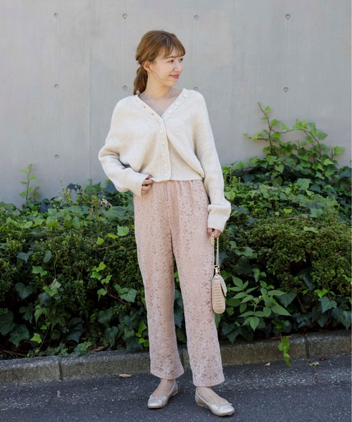 flower(フラワー)の「テンダーフラワリーパンツ(その他パンツ・レディース・ピンク/アイボリー・FREE)」の8枚目の写真