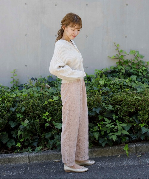 flower(フラワー)の「テンダーフラワリーパンツ(その他パンツ・レディース・ピンク/アイボリー・FREE)」の9枚目の写真