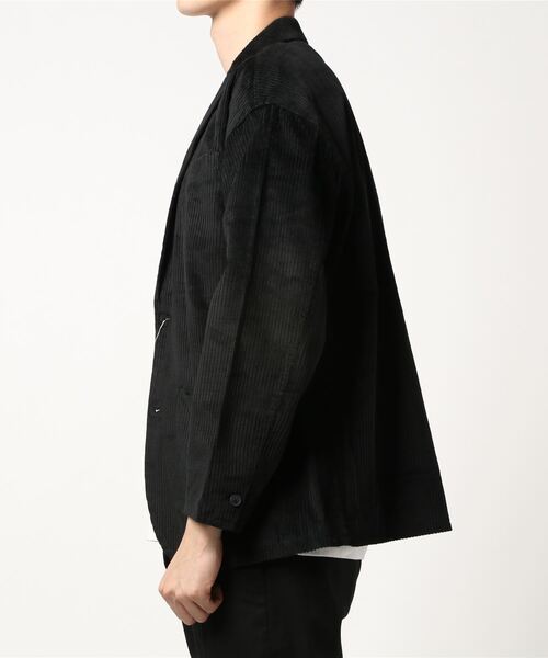 STYLEBLOCK（スタイルブロック）の「太コールビッグテーラードジャケット（テーラードジャケット・メンズ・カーキ/ブラウン/アイボリー/ブラック・M/L）」の5枚目の写真