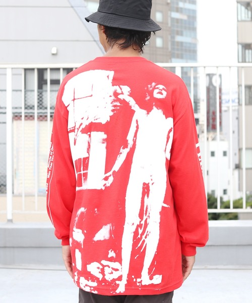 PLEASURES（プレジャー）の「PLEASURES/プレジャーズ ANTICHRIST LONG SLEEVE ロンT（Tシャツ/カットソー・メンズ・レッド・L/M/XL）」の12枚目の写真
