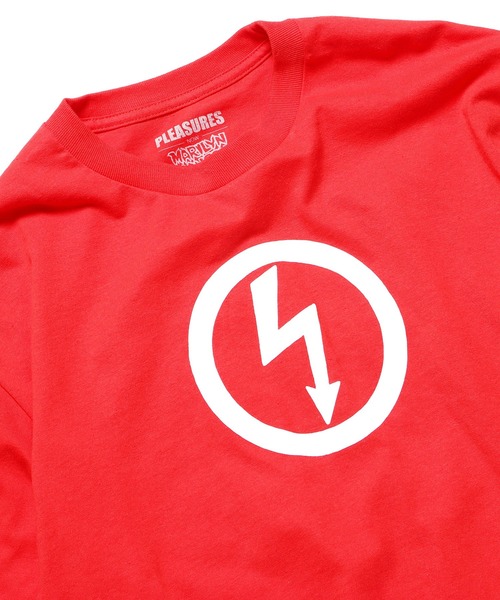 PLEASURES（プレジャー）の「PLEASURES/プレジャーズ ANTICHRIST LONG SLEEVE ロンT（Tシャツ/カットソー・メンズ・レッド・L/M/XL）」の2枚目の写真