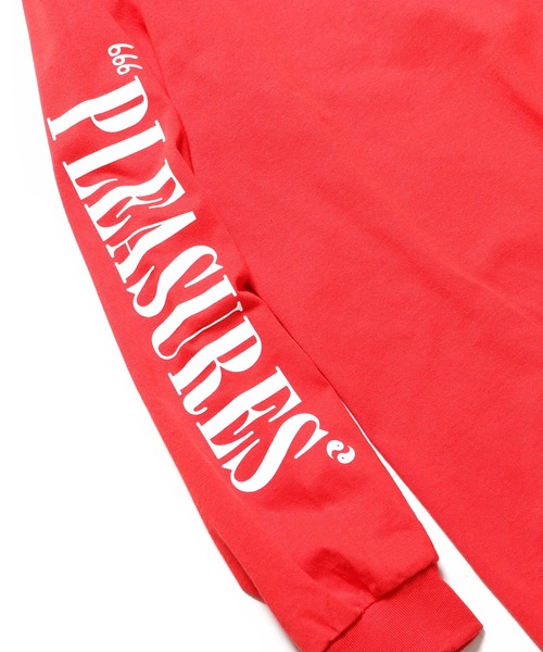 PLEASURES（プレジャー）の「PLEASURES/プレジャーズ ANTICHRIST LONG SLEEVE ロンT（Tシャツ/カットソー・メンズ・レッド・L/M/XL）」の19枚目の写真