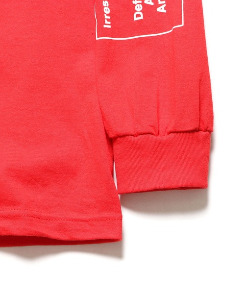 PLEASURES（プレジャー）の「PLEASURES/プレジャーズ ANTICHRIST LONG SLEEVE ロンT（Tシャツ/カットソー・メンズ・レッド・L/M/XL）」の6枚目の写真