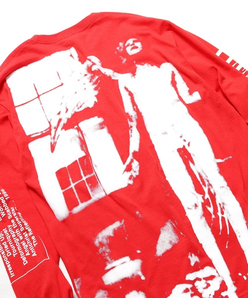 PLEASURES（プレジャー）の「PLEASURES/プレジャーズ ANTICHRIST LONG SLEEVE ロンT（Tシャツ/カットソー・メンズ・レッド・L/M/XL）」の13枚目の写真