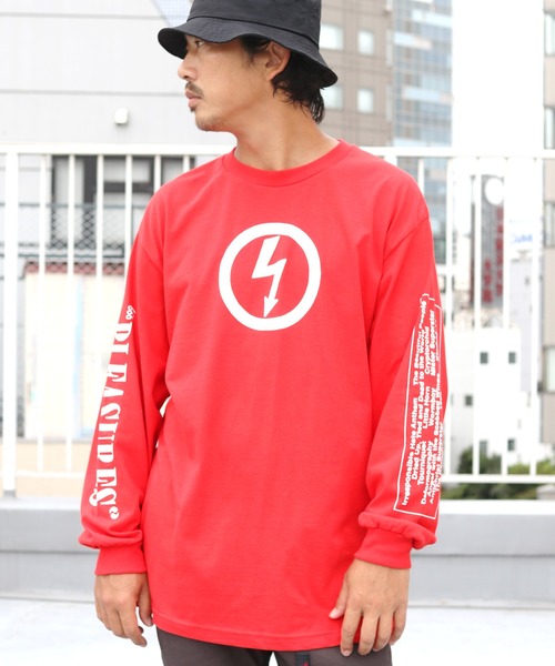 PLEASURES（プレジャー）の「PLEASURES/プレジャーズ ANTICHRIST LONG SLEEVE ロンT（Tシャツ/カットソー・メンズ・レッド・L/M/XL）」の10枚目の写真