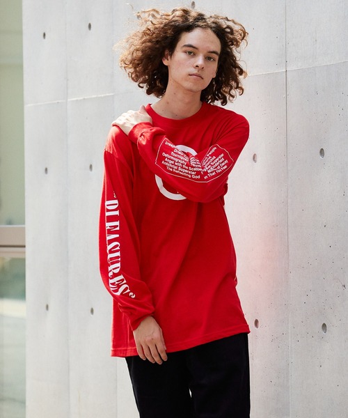 PLEASURES（プレジャー）の「PLEASURES/プレジャーズ ANTICHRIST LONG SLEEVE ロンT（Tシャツ/カットソー・メンズ・レッド・L/M/XL）」の21枚目の写真