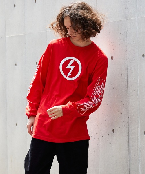 PLEASURES（プレジャー）の「PLEASURES/プレジャーズ ANTICHRIST LONG SLEEVE ロンT（Tシャツ/カットソー・メンズ・レッド・L/M/XL）」の22枚目の写真