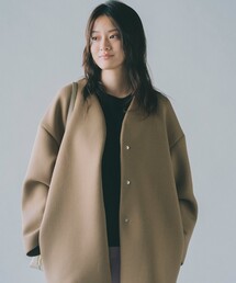 THE SHOP TK  | ◆とにかく軽く、暖かさとイージーケアが兼ね備わったダンボール素材のアウター(ノーカラーコート)